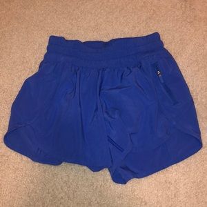 Blue lululemon shorts